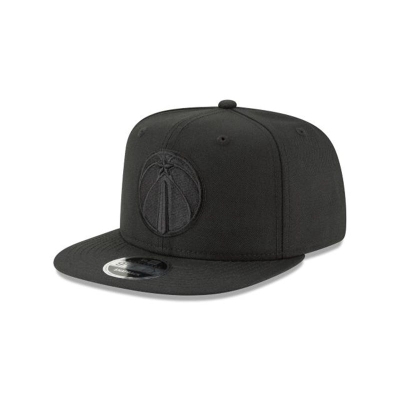 Washington Wizards Gorra | New Era NBA Black On Black High Crown 9fifty Snapback Cap Mexico - Negros